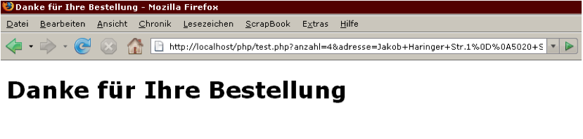 Abbildung 50: URL einer GET-Anfrage