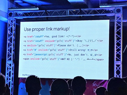 Beispiel für barrierefreies Web - lieber ein link mit href als mit JavaScript